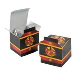 24 Party Favor 2" Boxes Chinese New Year Dragon Candy Boxes Black Yellow Red